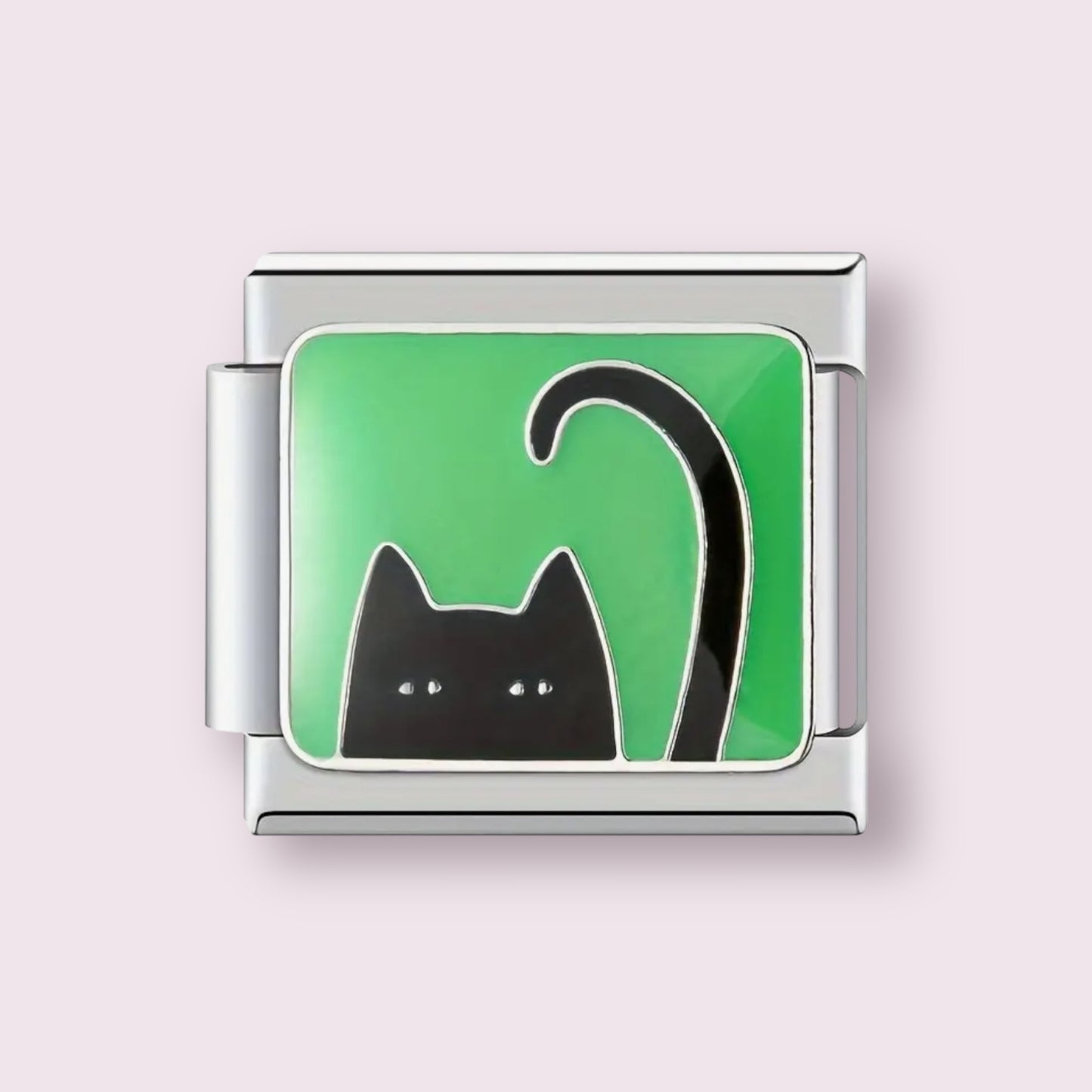 BLACK CAT Italian Charm